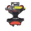 Hiking Reflektörlü Köpek Göğüs Tasması Turuncu Medium 40-75 Cm