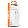 Hytech HY-X70 1m Beyaz 3.5mm Stereo Ses Kablosu