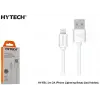 Hytech HY-X91 1m 2A iPhone Lightning Beyaz Şarj Kablosu