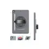 iPad 10.2 (7.nesil) Kılıf Hand Strap Tablet Kılıfı - Gri