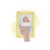 iPad 10.2 (7.nesil) Kılıf Strap New Tablet Kapak - Sarı