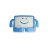 iPad 2022 10.9 (10.nesil) Kılıf Karakter Tablet Silikon - Mavi