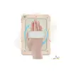 iPad 5 Air 9.7 Kılıf Strap New Tablet Kapak - Pembe