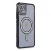 iPhone 11 Kılıf Joke Simli Magneticsafe Kılıf - Siyah