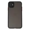 iPhone 11 Kılıf Montreal Silikon Kapak - Siyah