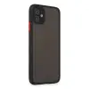 iPhone 11 Kılıf Montreal Silikon Kapak - Siyah