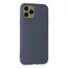 iPhone 11 Pro Kılıf Nano içi Kadife Silikon - Gri