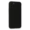 iPhone 11 Pro Kılıf Nano içi Kadife Silikon - Siyah
