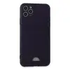 iPhone 11 Pro Max Kılıf Kelvin Kartvizitli Silikon - Derin Mor