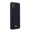 iPhone 11 Pro Max Kılıf Kelvin Kartvizitli Silikon - Derin Mor