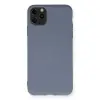 iPhone 11 Pro Max Kılıf Nano içi Kadife Silikon - Gri