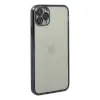 iPhone 11 Pro Max Kılıf Razer Lensli Silikon - Siyah