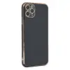 iPhone 11 Pro Max Kılıf Volet Silikon - Siyah