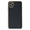 iPhone 11 Pro Max Kılıf Volet Silikon - Siyah