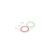 iPhone 11 Renkli Kamera Lens Koruma Cam - Yeşil-Pembe
