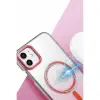 iPhone 12 Glossy Magsafe Kapak - Çöl Titanyum