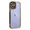 iPhone 12 Kılıf Liva Lens Silikon - Siyah