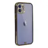 iPhone 12 Kılıf Liva Taşlı Silikon - Siyah