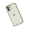iPhone 12 Kılıf Razer Lensli Silikon - Siyah