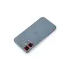 iPhone 12 Metal Kamera Lens Koruma Cam - Kırmızı