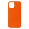 iPhone 12 Mini Kılıf First Silikon - Turuncu