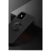 iPhone 12 Mini Kılıf Range Yüzüklü Silikon - Siyah