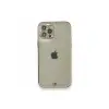 iPhone 12 Pro Kılıf Liva Taşlı Silikon - Beyaz