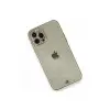 iPhone 12 Pro Kılıf Liva Taşlı Silikon - Beyaz