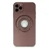 iPhone 12 Pro Kılıf Lukka Magneticsafe Kapak - Kahverengi