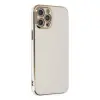 iPhone 12 Pro Kılıf Volet Silikon - Beyaz
