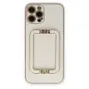 iPhone 12 Pro Max Kılıf Coco Elit Kapak - Beyaz