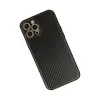 iPhone 12 Pro Max Kılıf Coco Karbon Silikon - Siyah