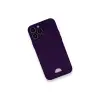 iPhone 12 Pro Max Kılıf Kelvin Kartvizitli Silikon - Derin Mor