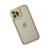 iPhone 12 Pro Max Kılıf Liva Lens Silikon - Beyaz