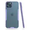 iPhone 12 Pro Max Kılıf Platin Silikon - Lila
