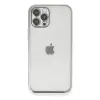 iPhone 12 Pro Max Kılıf Razer Lensli Silikon - Gümüş