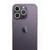 iPhone 12 Pro Neon Fosforlu Kamera Lens - Beyaz