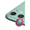 iPhone 12 Raze Metal Kamera Lens - Kırmızı