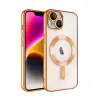 iPhone 13 Kılıf Kross Magneticsafe Kapak - Turuncu