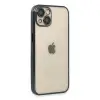 iPhone 13 Kılıf Razer Lensli Silikon - Siyah