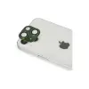 iPhone 13 Pers Alüminyum Kamera Lens - Yeşil