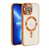 iPhone 13 Pro Kılıf Kross Magneticsafe Kapak - Turuncu