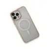 iPhone 13 Pro Kılıf Room Magneticsafe Silikon - Pudra