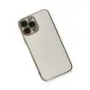iPhone 13 Pro Kılıf Volet Silikon - Beyaz