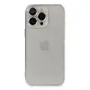 iPhone 13 Pro Max Kılıf Luko Lens Silikon - Gümüş