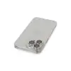iPhone 13 Pro Max Kılıf Luko Lens Silikon - Gümüş
