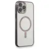 iPhone 13 Pro Max Kılıf Magneticsafe Lazer Silikon - Siyah