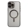 iPhone 13 Pro Max Kılıf Magneticsafe Lazer Silikon - Siyah
