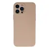 iPhone 13 Pro Max Kılıf Nano içi Kadife Silikon - Pudra