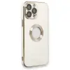 iPhone 13 Pro Max Kılıf Store Silikon - Beyaz